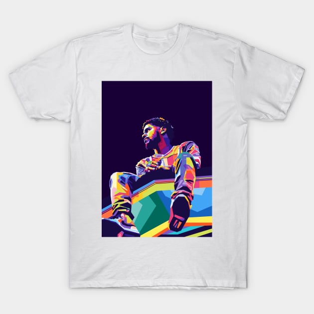 J Cole Wpap Art T-Shirt by Zet Art